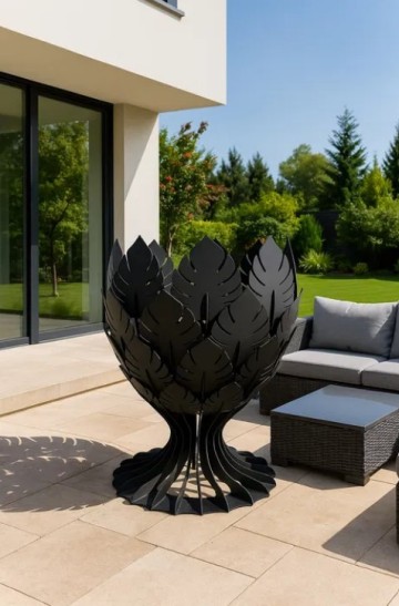 Palenisko ogrodowe kwiaty handmade