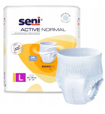Majtki chłonne Seni Active Normal i Active Plus, rozmiar L