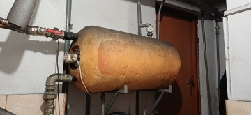 Piec-kocioł na ekogroszek używany