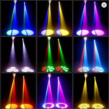 Lampa dyskotekowa sceniczna, ruchoma głowa 80W. Nowa