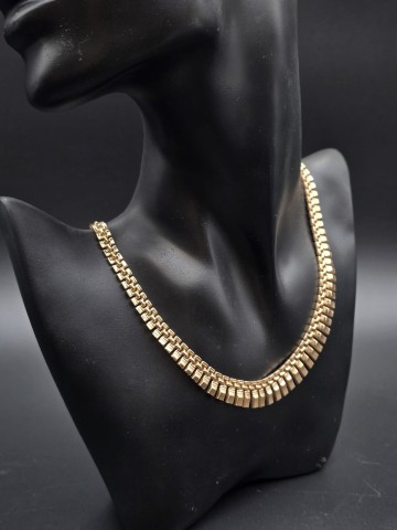 Złoty naszyjnik  Pr&oacute;ba 585  Waga: 26.45 gram       Długość o