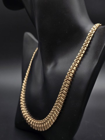 Złoty naszyjnik Próba 585 Waga: 26.45 gram Długość o