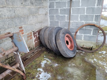 Koła do przyczepy D-47, D-46,D-732