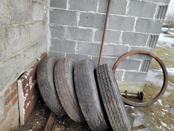 Koła do przyczepy D-47, D-46,D-732