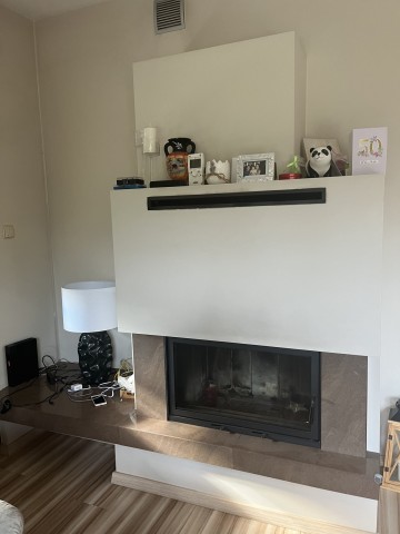 Kominek firmy ARISTO z wkładem szamotowym (tanio)