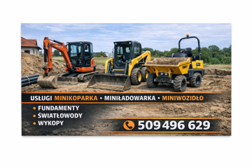 Uslugi minikoparka ,ładowarka i wozidłem
