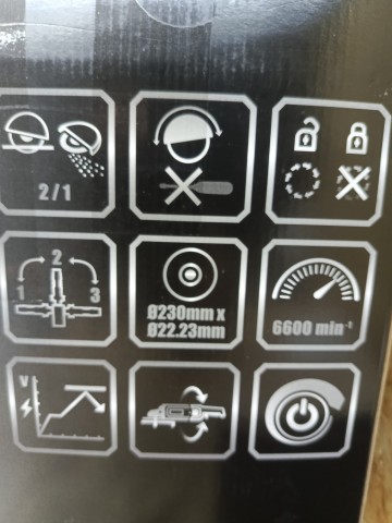 Szlifierka kątowa erbauer 2200w