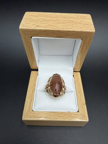 Złoty pierścionek Próba 585 Waga 8.30 gram Rozmiar 17 Kami