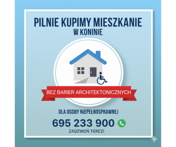 KUPIMY: Mieszkanie bez barier architektonicznych &ndash; Konin