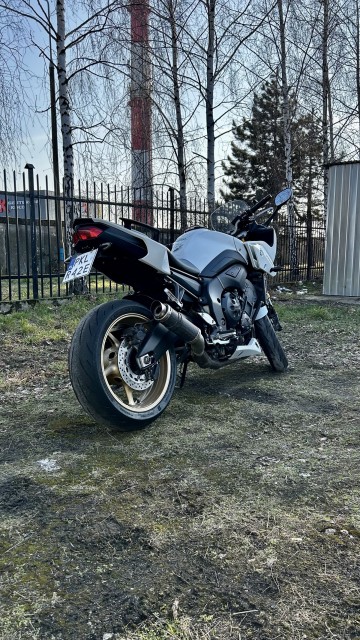YAMAHA FZ8 S - FAZER - ABS - Piękna biała perła