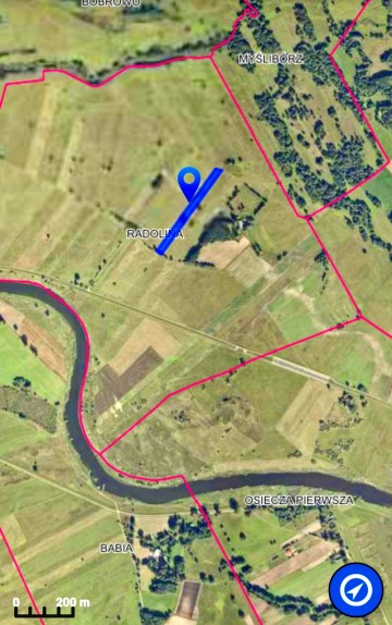 Działka rolna, łąka, Radolina gm. Golina