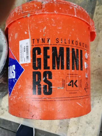 Tynk sylikonowy i podkład ATLAS 1,5 mm kolor czerwonej cegły