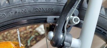 Rower b'tween between, koła 20