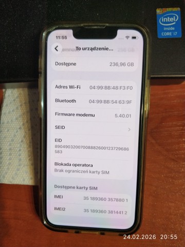 iPhone 13 mini  256 GB  black, stan ideał za jedyne 1000 zł!
