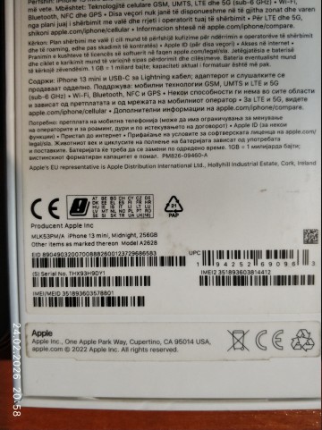 iPhone 13 mini  256 GB  black, stan ideał za jedyne 1000 zł!