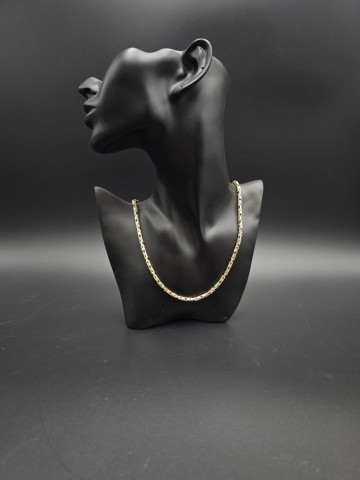 Złoty łańcuszek splot królewski Próba 585 Waga 12.90 gram