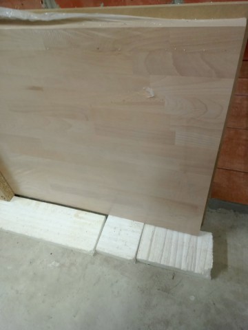 Nowy blat bukowy drewniany laminowany