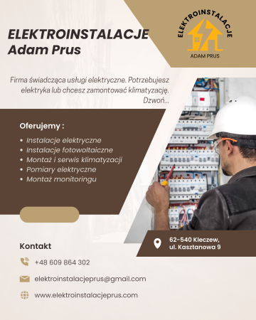 ELEKTROINSTALACJE Adam Prus