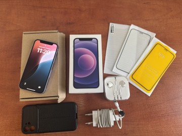 iPhone 12 mini fioletowy 64GB bardzo ładny gratis słuchawki