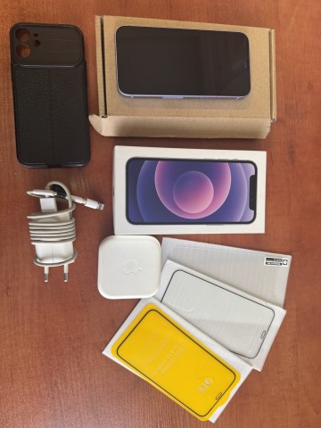 iPhone 12 mini fioletowy 64GB bardzo ładny gratis słuchawki