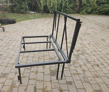 Łóżko do busa / stelaż metalowy / zabudowa kampervan