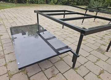 Łóżko do busa / stelaż metalowy / zabudowa kampervan