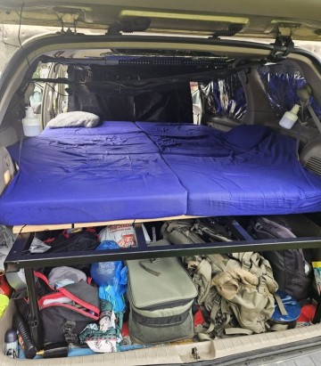 Łóżko do busa / stelaż metalowy / zabudowa kampervan