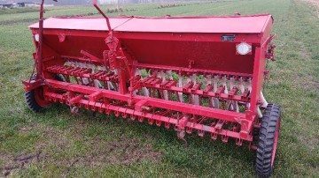 Siewnik Poznaniak 3m 1989r Docisk, Duża Skrzynia Zasypowa