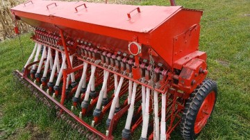 Siewnik Poznaniak 3m 1989r Docisk, Duża Skrzynia Zasypowa