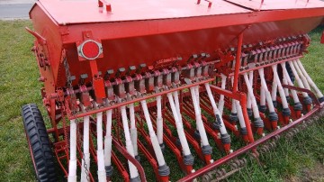 Siewnik Poznaniak 3m 1989r Docisk, Duża Skrzynia Zasypowa