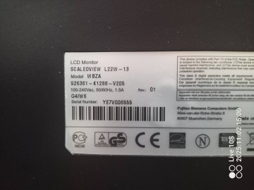 MONITOR FUJITSU SIEMENS 22"