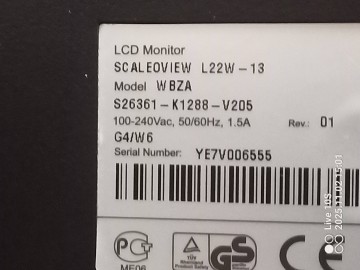 MONITOR FUJITSU SIEMENS 22"