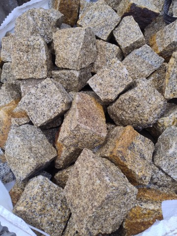 kostka granitowa, obrzeża, kamień