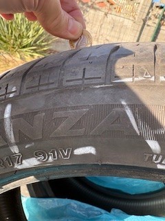 Opony używane BRIDGESTON TURANZA 215/50R17 91V