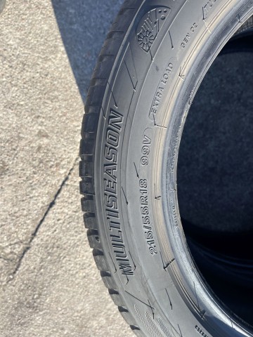 OPONY WIELOSEZONOWE 215/55/18