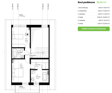 Konin, os. Wilk&oacute;w - nowy dom na sprzedaż!