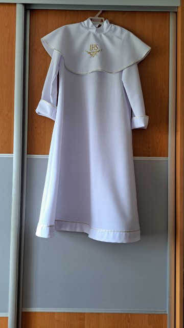Alba komunijna na dziewczynkę + buty - stan perfekcyjny