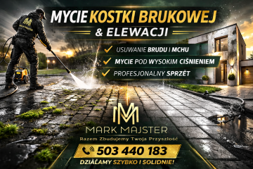 MYCIE KOSTKI BRUKOWEJ / ELEWACJI