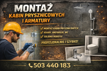 ???? MONTAŻ KABIN PRYSZNICOWYCH I ARMATURY &ndash; KONIN I OKOLICE