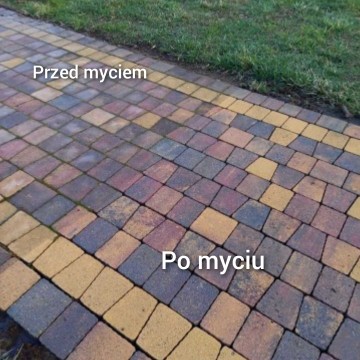 mycie kostki brukowej, tarasów, powierzchni betonowych