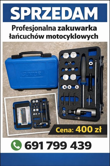 Sprzedam zakuwarke motocylkowa