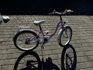 Rower dziecięcy dziewczęcy 20 ,,Flowers"