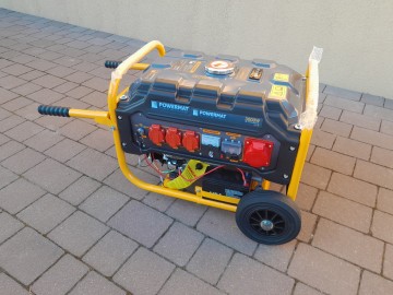 Agregat prądotw&oacute;rczy tr&oacute;jfazowy 3,5kW + akumulator. Nowy