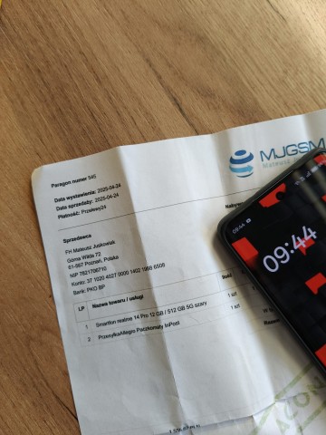 Realme 14 pro 12 512 jak Nowy na Gwarancji bez Blokad