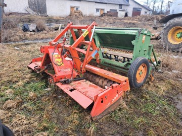 agregat uprawowo siewny LELY /KUHN+amazone d-9