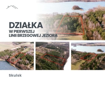 Działka w pierwszej linii brzegowej jeziora
