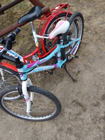 rowery damka koła 24 biegi tył przód