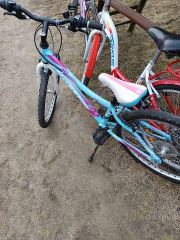 rowery damka koła 24 biegi tył przód