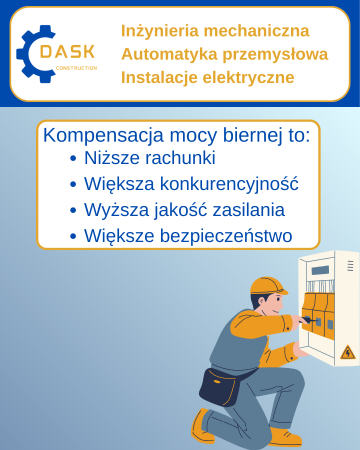 Kompensacja mocy biernej / niższe rachunki za prąd w firmie