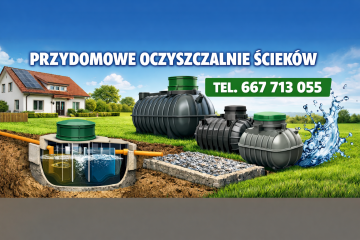 Oczyszczalnie przydomowe.